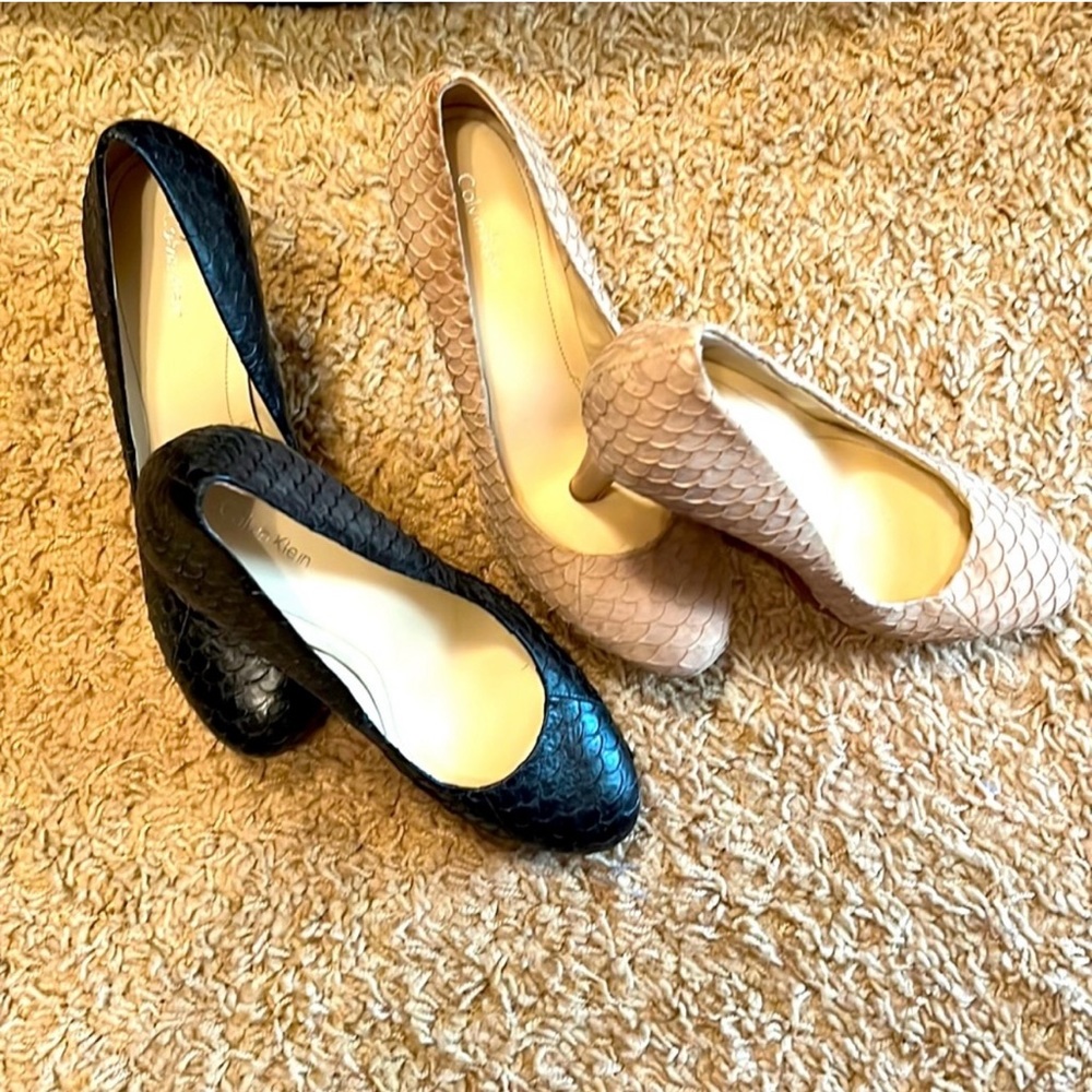 ❤️❤️PRICE DROP ❤️❤️2 pairs of Calvin Klein high heels
